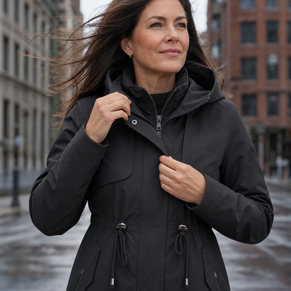 Fabrizia Carbonaro™ Windproof Hooded Jacket for Everyday Comfort