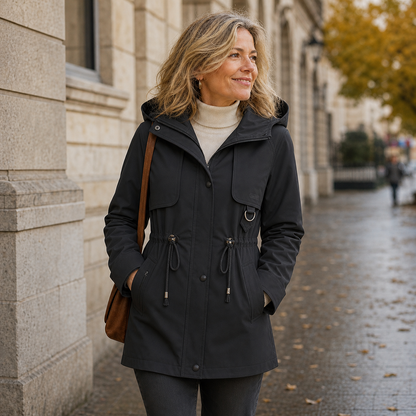 Fabrizia Carbonaro™ Windproof Hooded Jacket for Everyday Comfort