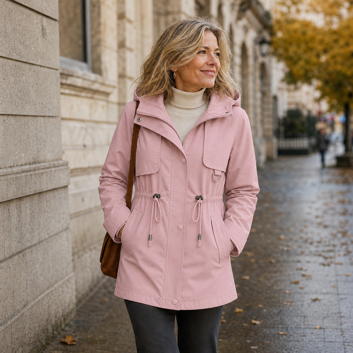 Fabrizia Carbonaro™ Windproof Hooded Jacket for Everyday Comfort