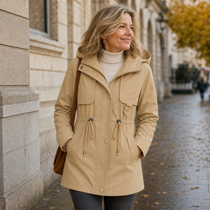 Fabrizia Carbonaro™ Windproof Hooded Jacket for Everyday Comfort