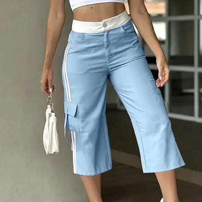 Fausta Agnelli™ Breathable Capri Cargo Pants for Everyday Comfort
