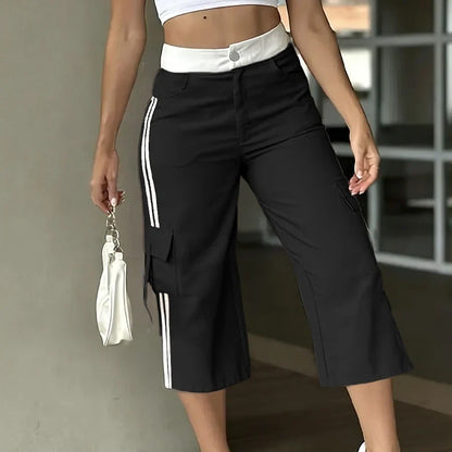 Fausta Agnelli™ Breathable Capri Cargo Pants for Everyday Comfort