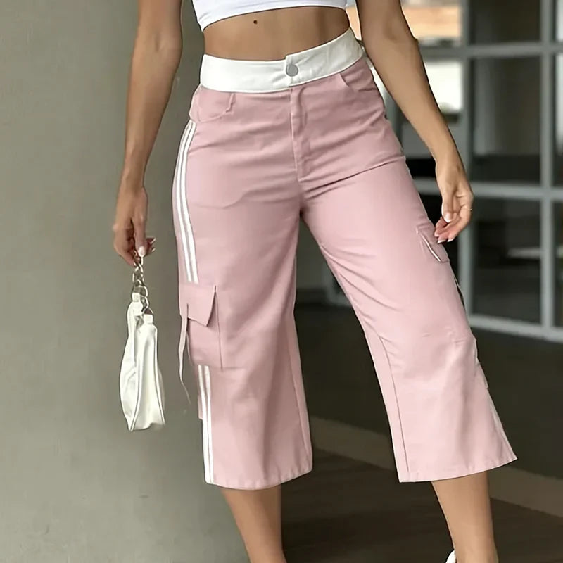 Fausta Agnelli™ Breathable Capri Cargo Pants for Everyday Comfort
