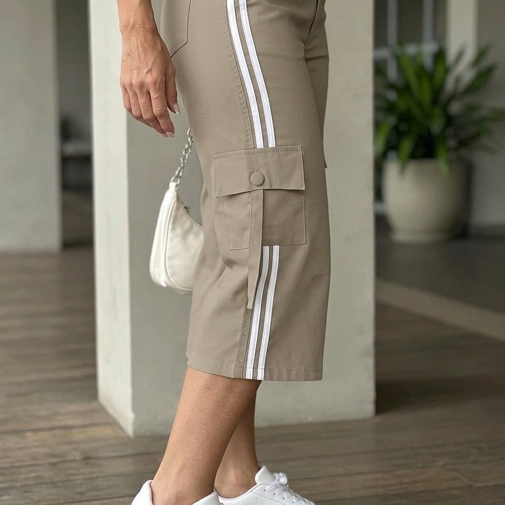 Fausta Agnelli™ Breathable Capri Cargo Pants for Everyday Comfort