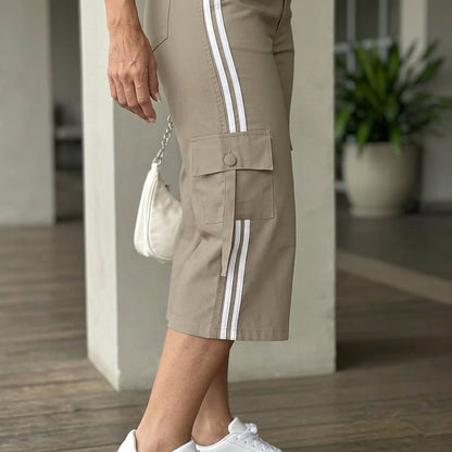 Fausta Agnelli™ Breathable Capri Cargo Pants for Everyday Comfort