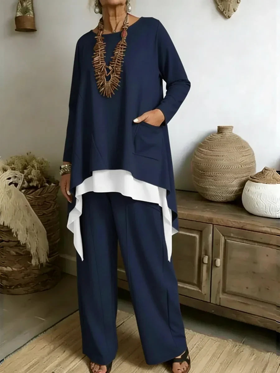 Fausta Aloisi™ Coordinated Two-Piece Set for Effortless Style