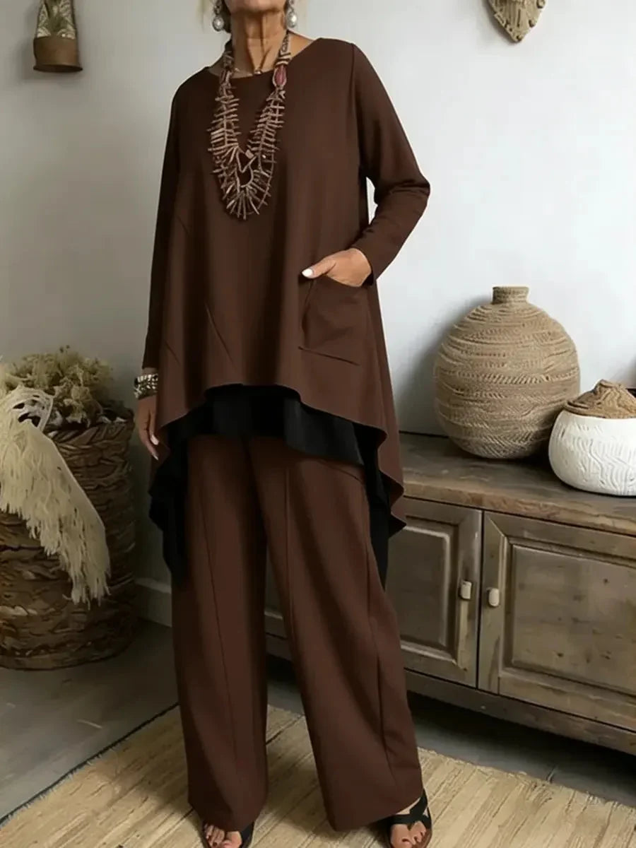 Fausta Aloisi™ Coordinated Two-Piece Set for Effortless Style