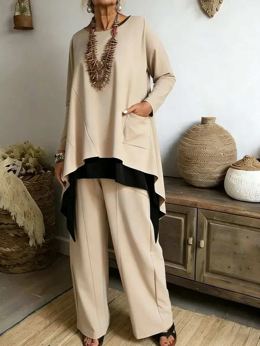 Fausta Aloisi™ Coordinated Two-Piece Set for Effortless Style