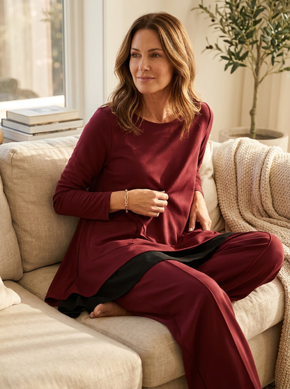 Fausta Aloisi™ Coordinated Two-Piece Set for Effortless Style