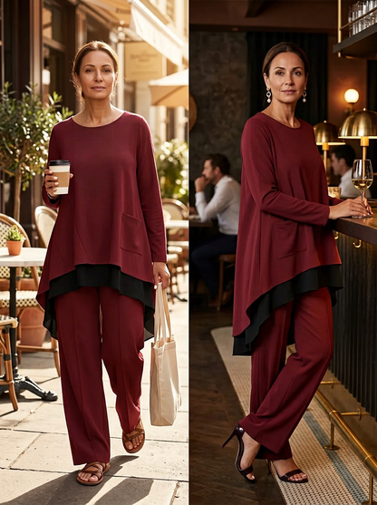 Fausta Aloisi™ Coordinated Two-Piece Set for Effortless Style