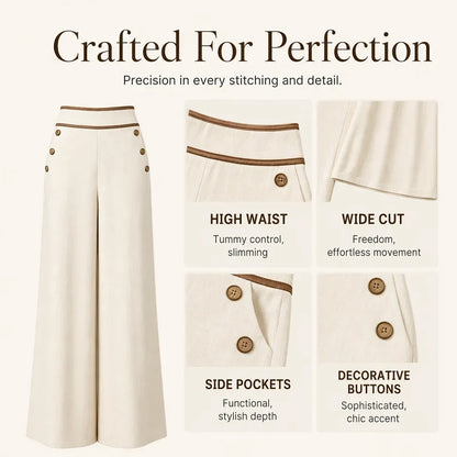 Fausta Amato™ Flattering High Waist Trousers for Effortless Workwear