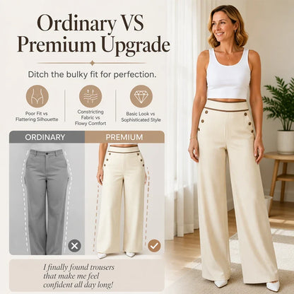 Fausta Amato™ Flattering High Waist Trousers for Effortless Workwear