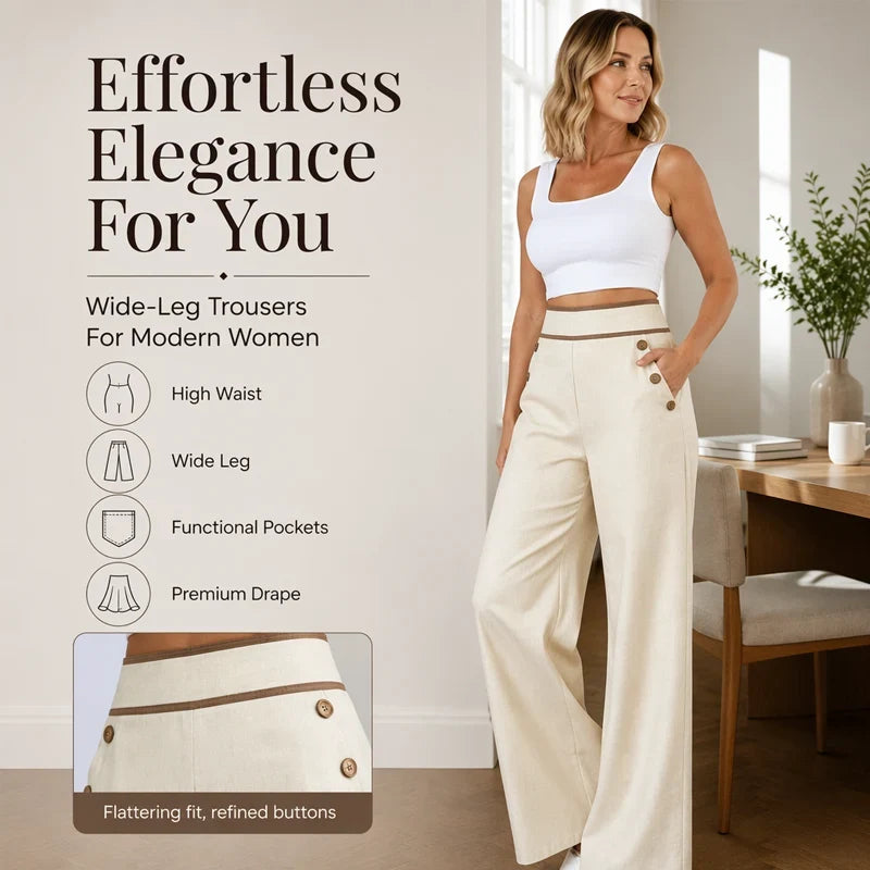 Fausta Oriessa High Waist Sailor Trousers - main product view