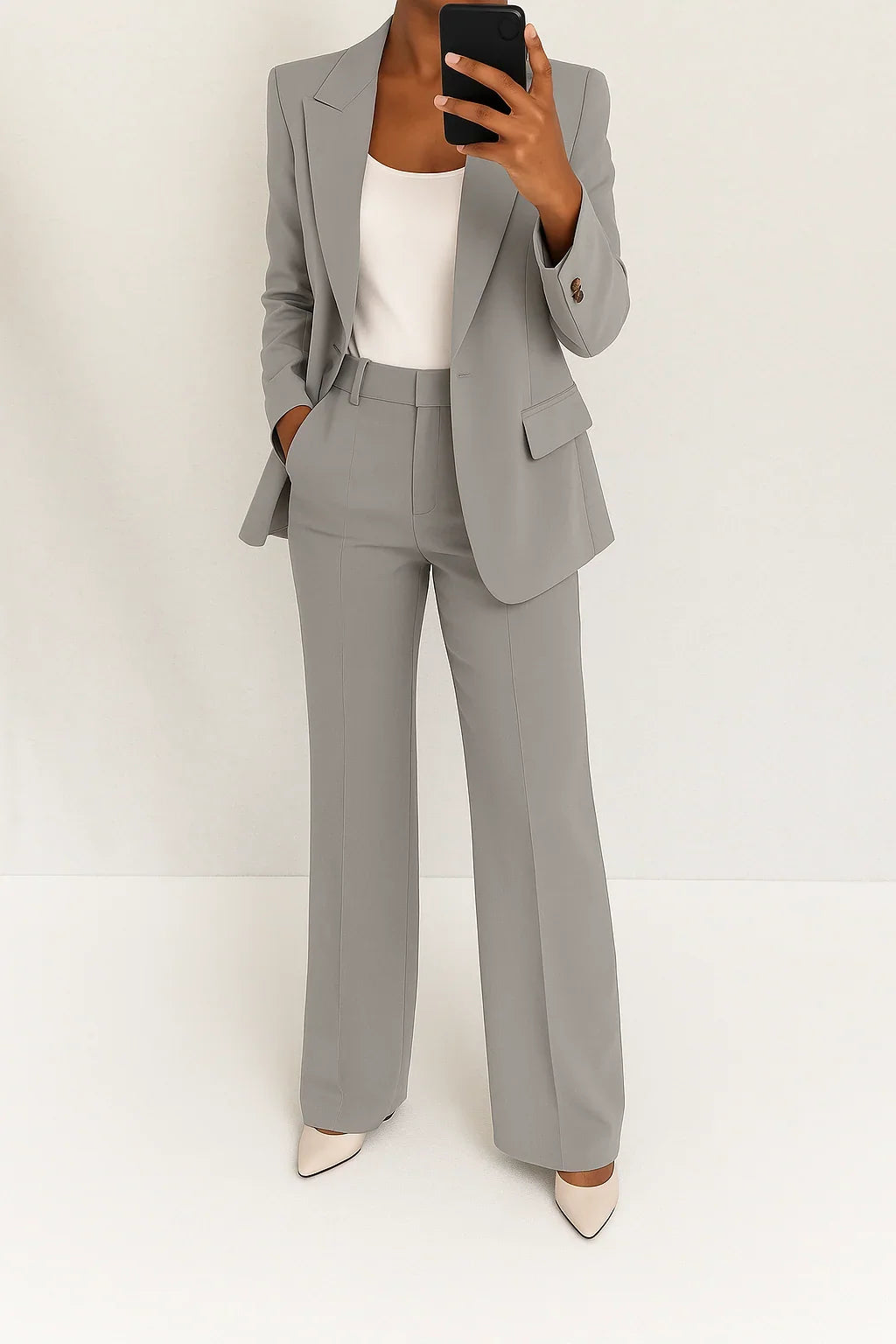 Fausta Covello™ Tailored Suit Set for Effortless Polish