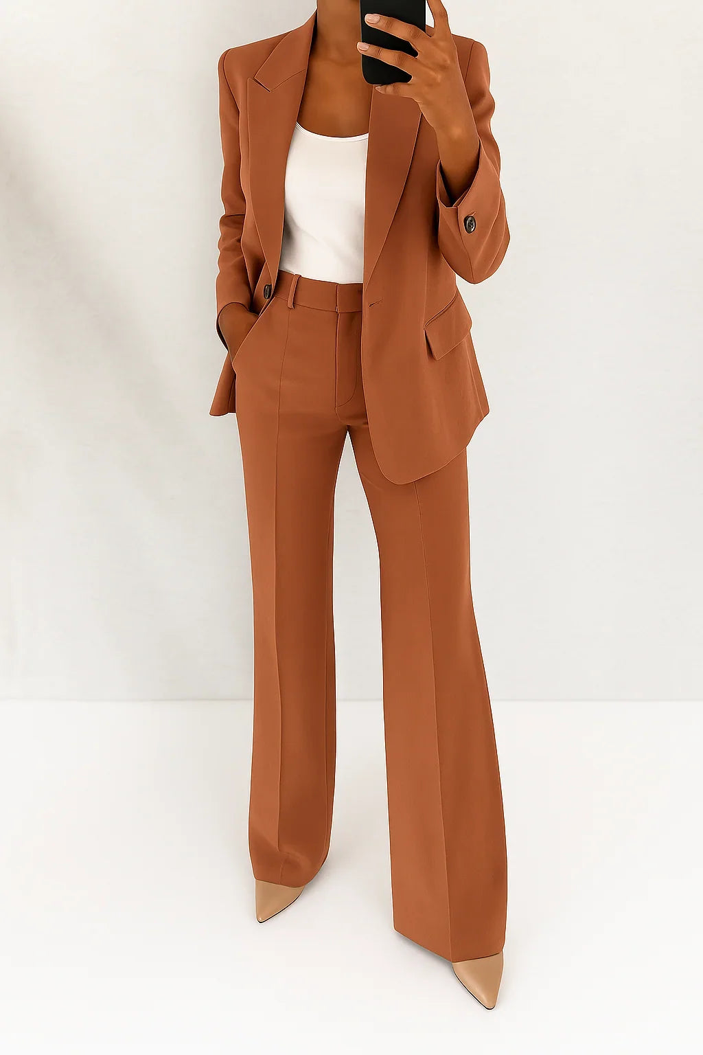 Fausta Covello™ Tailored Suit Set for Effortless Polish