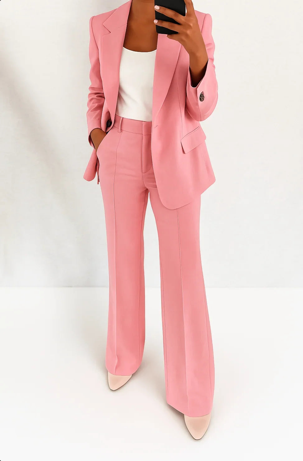 Fausta Covello™ Tailored Suit Set for Effortless Polish