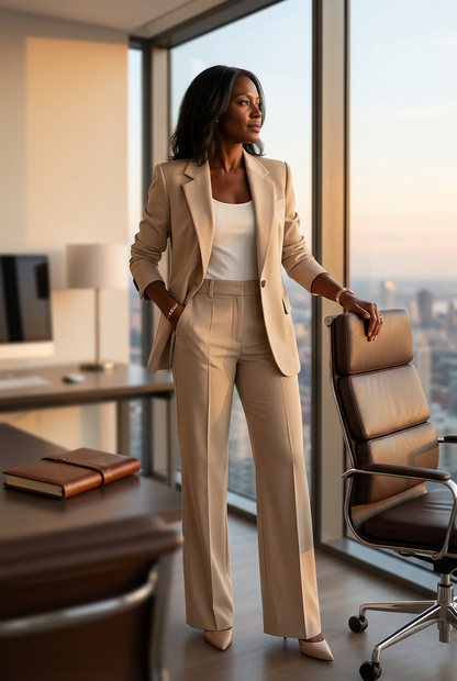 Fausta Covello™ Tailored Suit Set for Effortless Polish