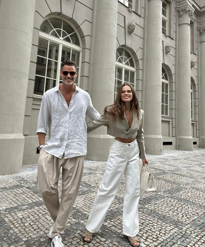 Fausta Ursino™ Elegant Long Jumpsuit for Special Occasions