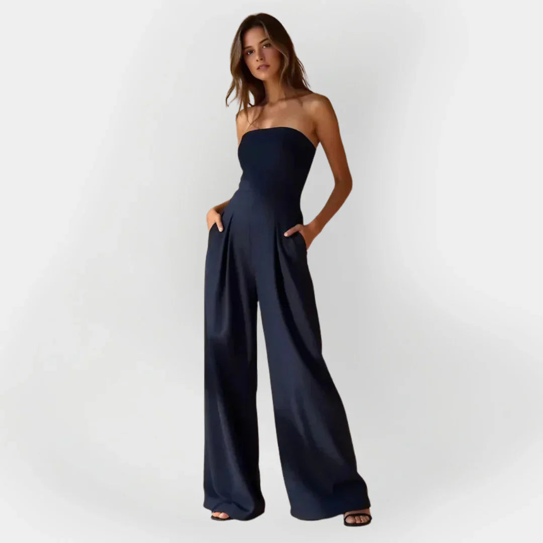 Fausta Ursino™ Elegant Long Jumpsuit for Special Occasions