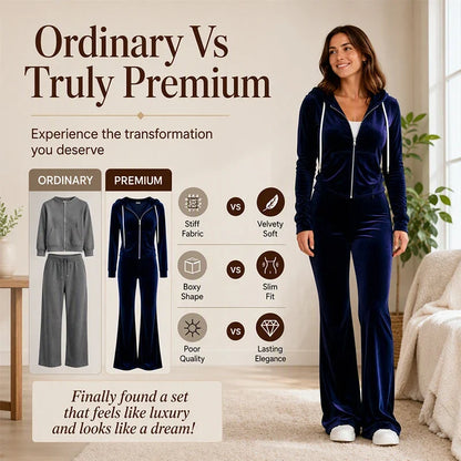 Federica Baronetti™ Cozy Hoodie & Flared Pants Set
