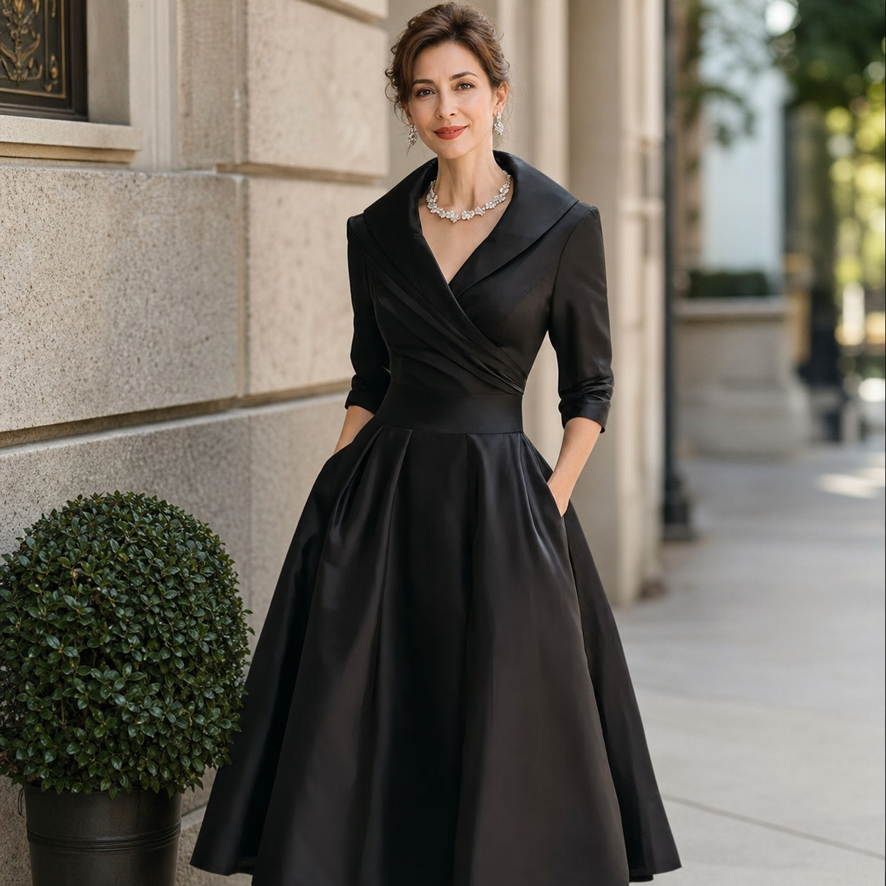 Federica Bassetti™ Classic Dress for Everyday Elegance