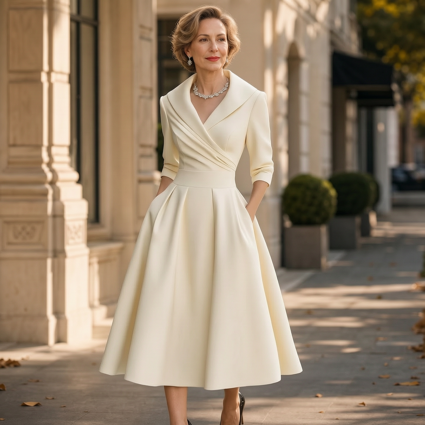 Federica Bassetti™ Classic Dress for Everyday Elegance