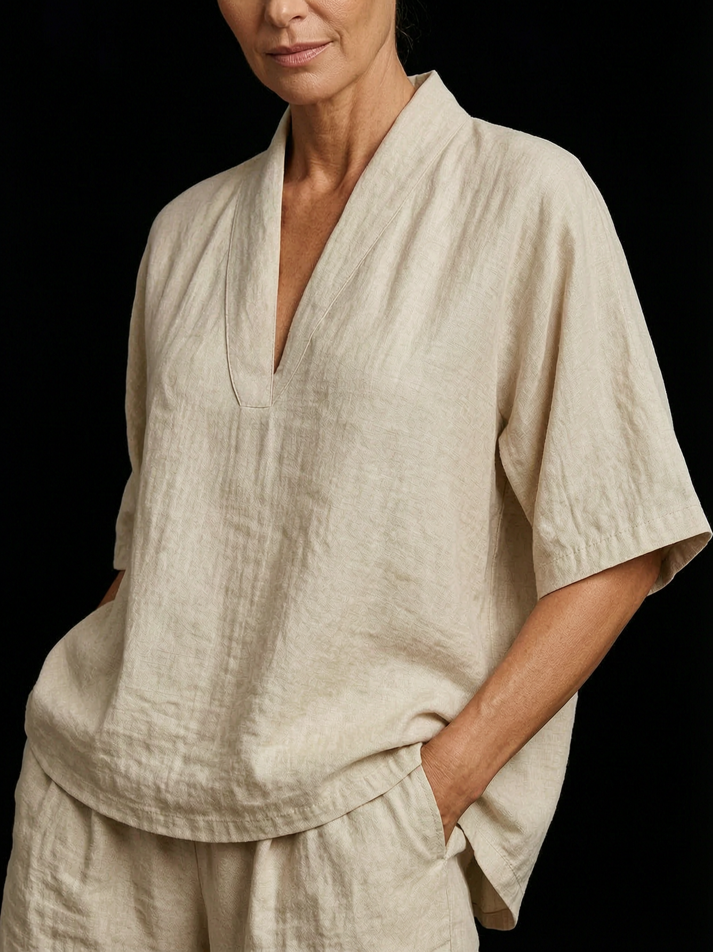 Federica Galli™ Breezy Cotton Top and Shorts Set