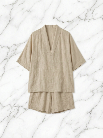 Federica Galli™ Breezy Cotton Top and Shorts Set