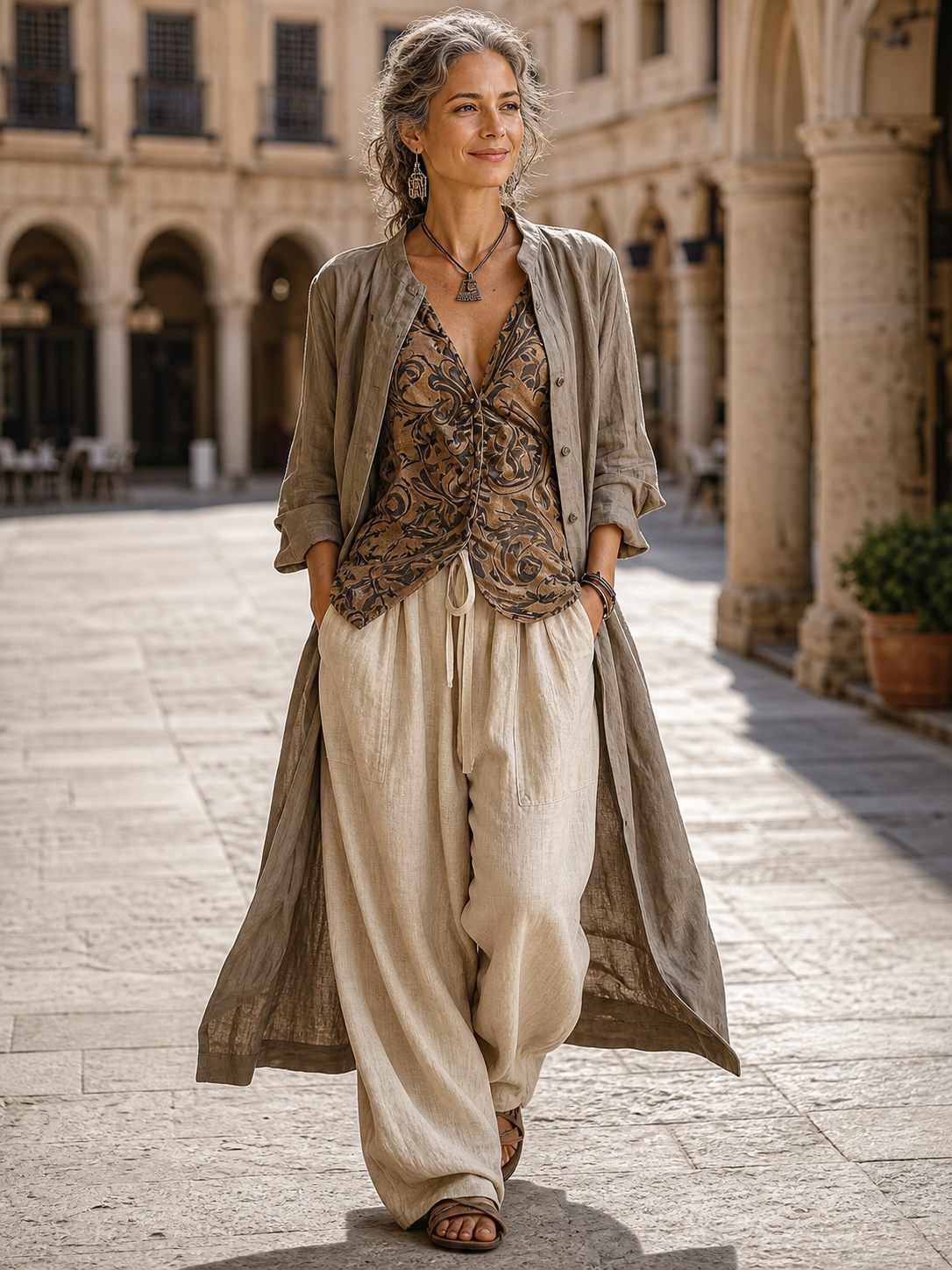 Federica Polacco™ Breathable 3-Piece Set for Effortless Style