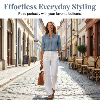 Federica Schiavone™ Versatile Pintuck Top for Day to Dinner