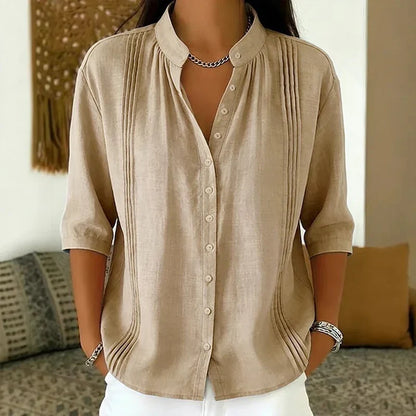 Federica Schiavone™ Versatile Pintuck Top for Day to Dinner