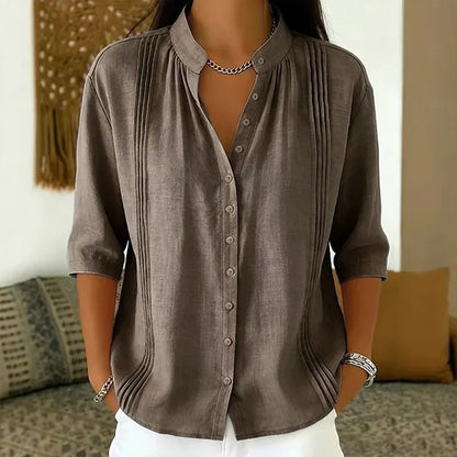 Federica Schiavone™ Versatile Pintuck Top for Day to Dinner