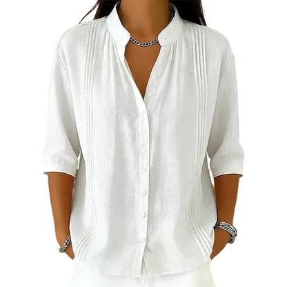 Federica Schiavone™ Versatile Pintuck Top for Day to Dinner