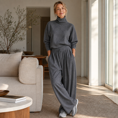 Felicia Bottini™ Soft Turtleneck Lounge Set for Polished Comfort