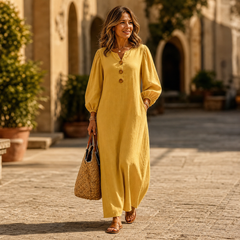 Felicia Brambati™ Versatile V-Neck Dress for Effortless Style