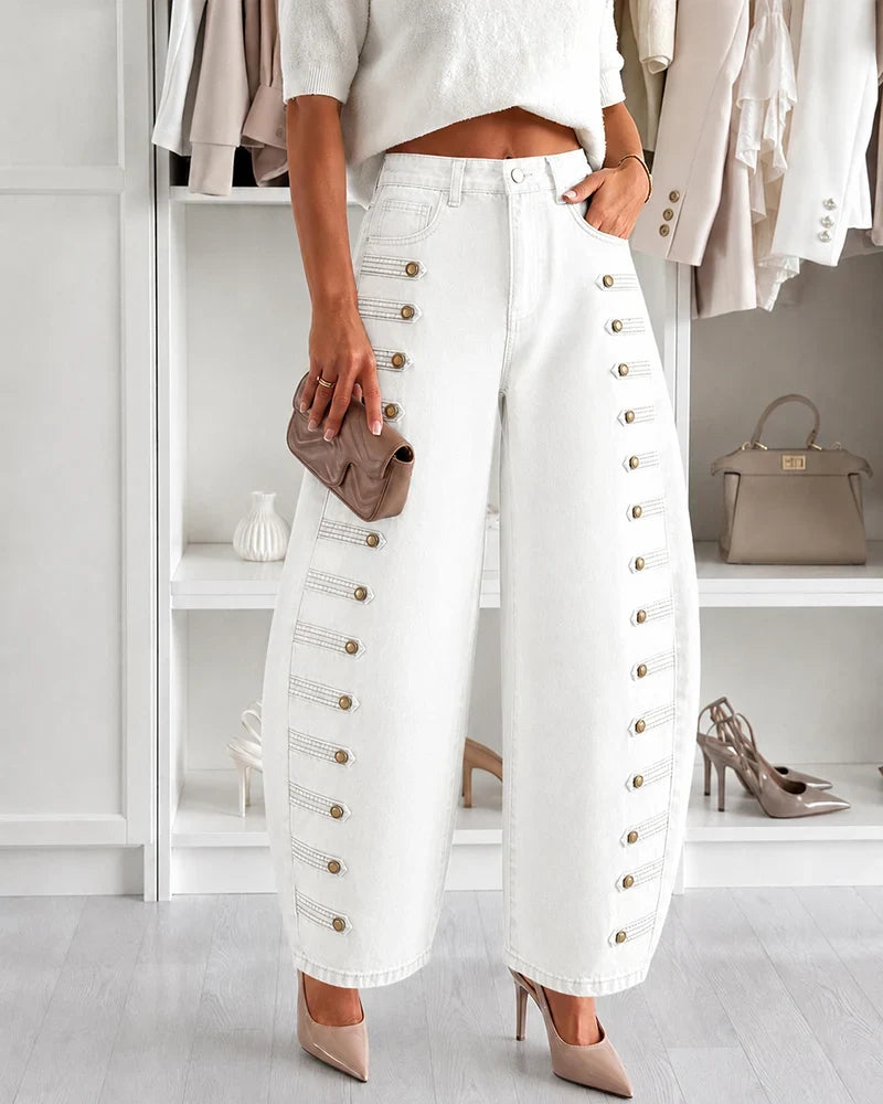 Felicia Brentani™ High Waisted Wide Leg Jeans, Effortlessly Stylish