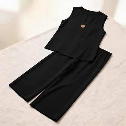 Ferdinanda Boselli™ Breathable Minimalist Two-Piece Lounge Set