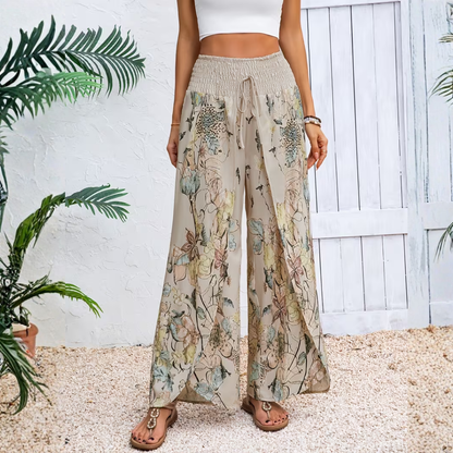 Fernanda Bottini™ Flowy Printed Wide Leg Pants