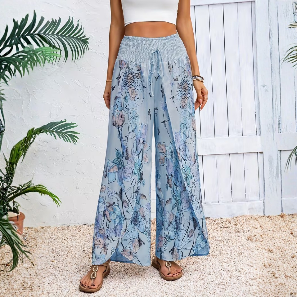 Fernanda Bottini™ Flowy Printed Wide Leg Pants