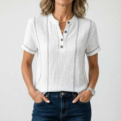 Fiammetta Brambati™ Breathable Figure-Flattering Everyday T-shirt