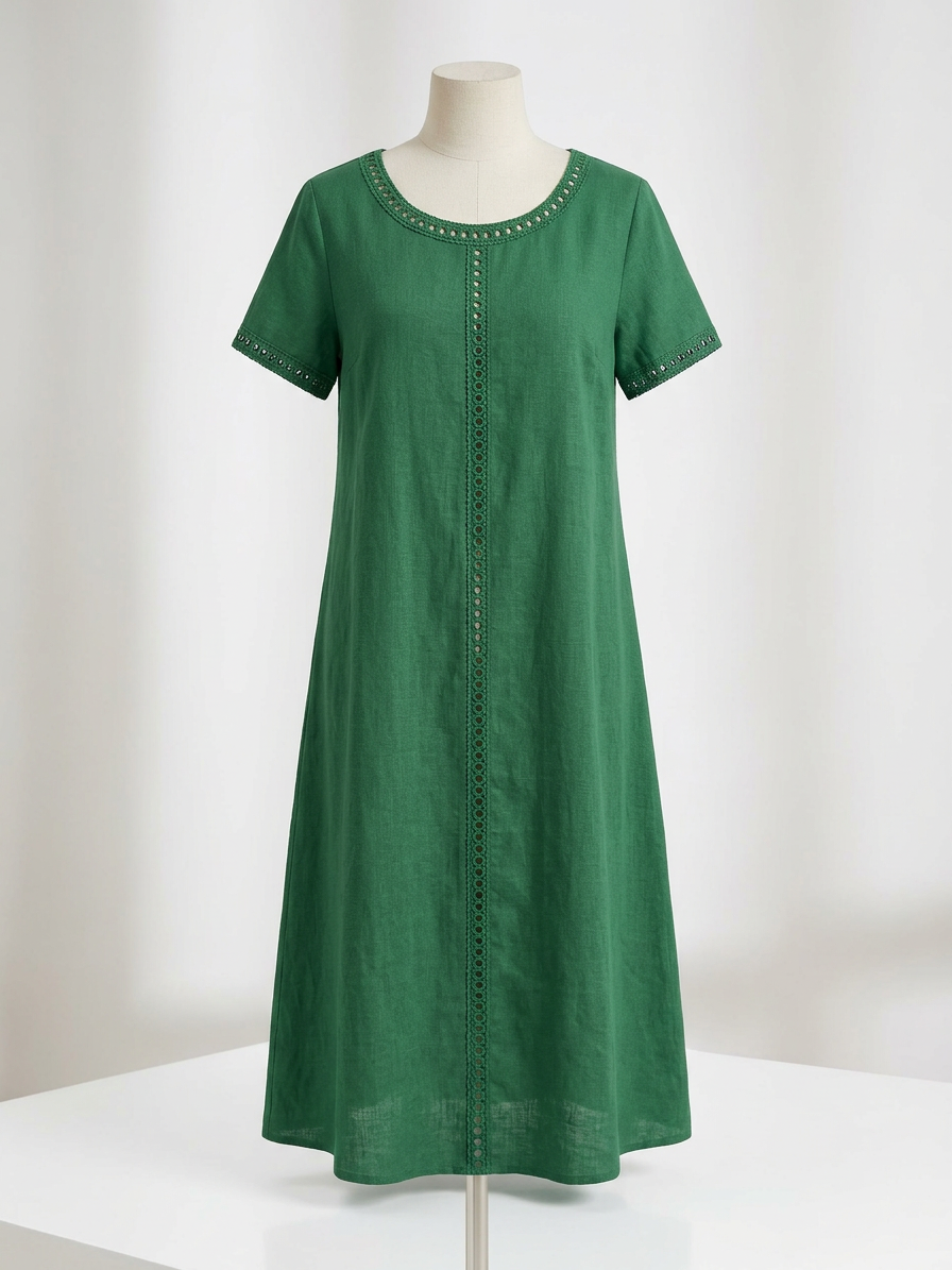 Filippa Adriani™ Effortless Short Sleeve Midi Dress