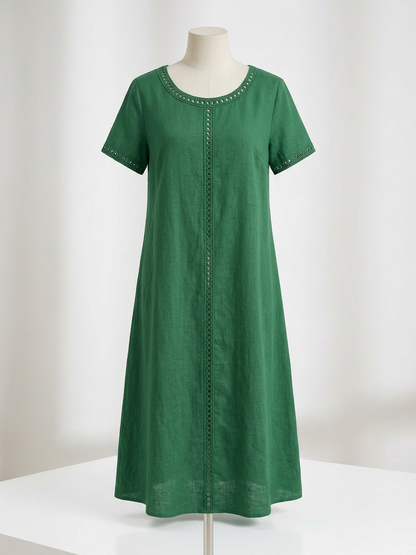 Filippa Adriani™ Effortless Short Sleeve Midi Dress