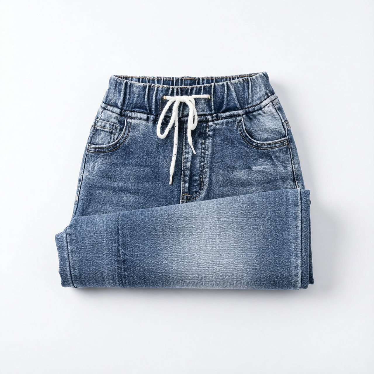 Flaminia Brentani™ Effortless High-Waist Drawstring Jeans