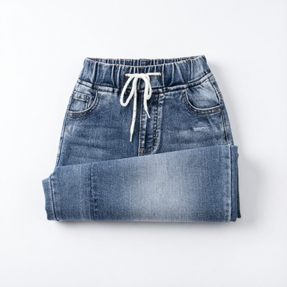 Flaminia Brentani™ Effortless High-Waist Drawstring Jeans