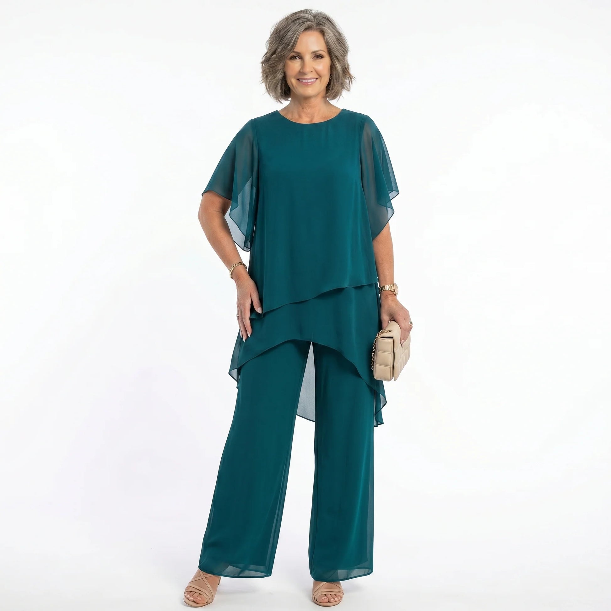 Flavia Sinetti™ Flattering Feminine Dress - front view gallery image