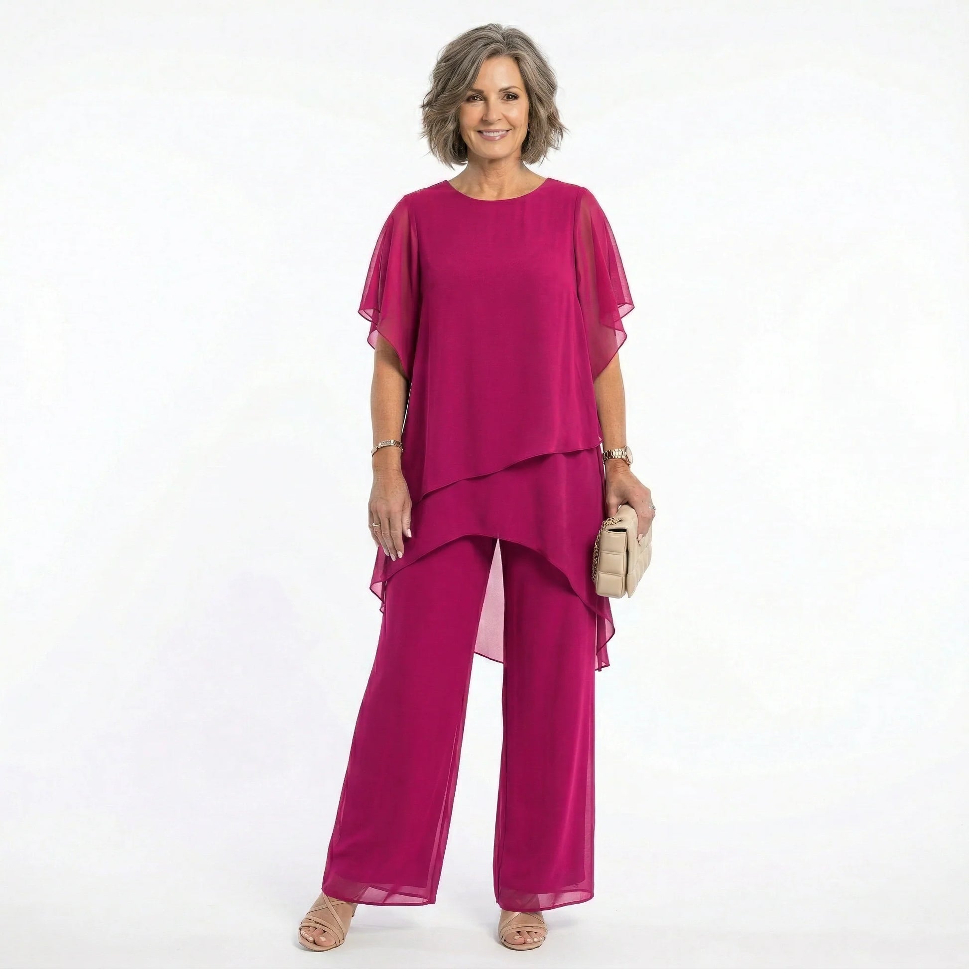 Flavia Sinetti™ Flattering Feminine Dress - alternate angle gallery view