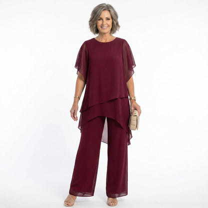 Flavia Sinetti™ Flattering Feminine Dress - side profile gallery view