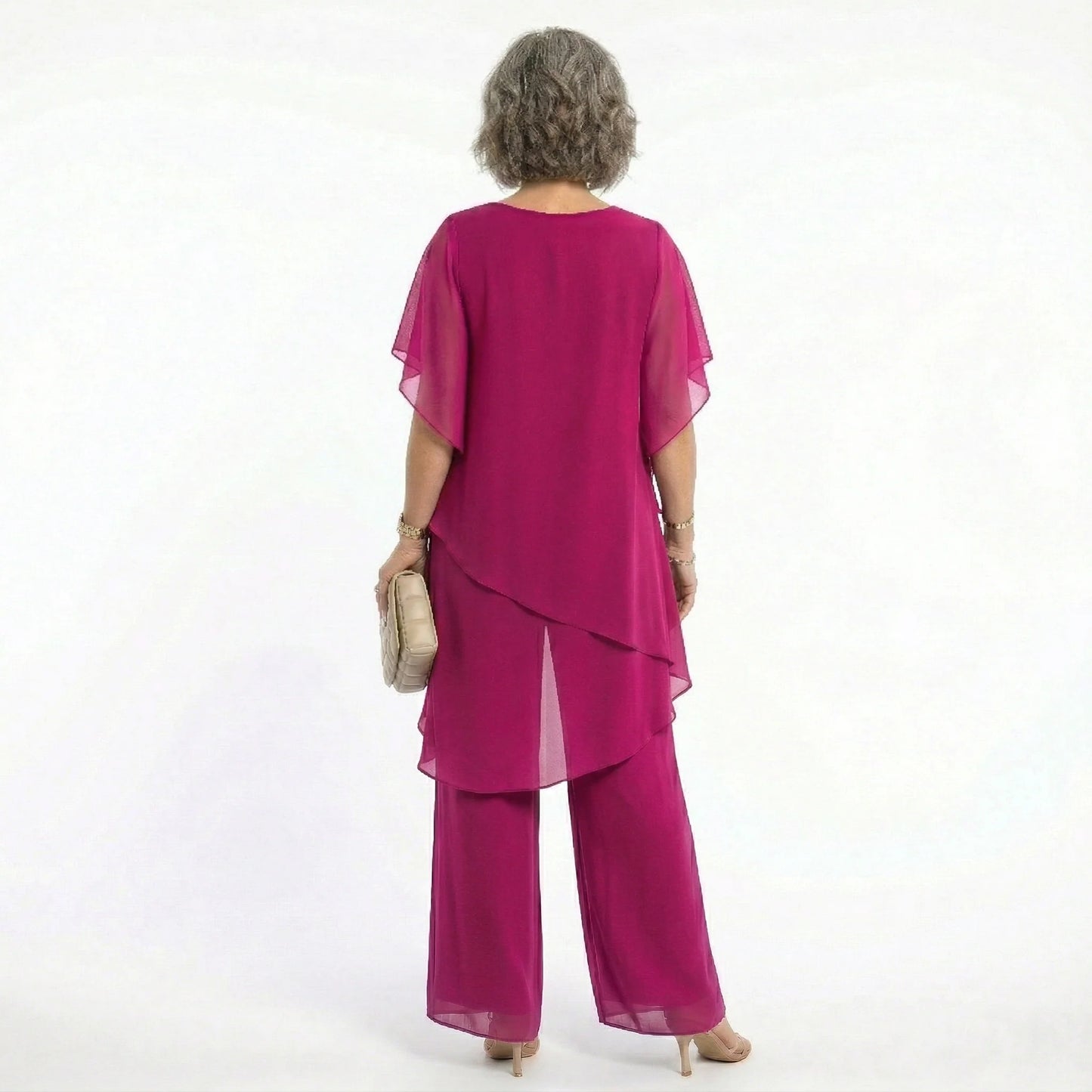 Flavia Sinetti™ Flattering Feminine Dress - back view gallery image
