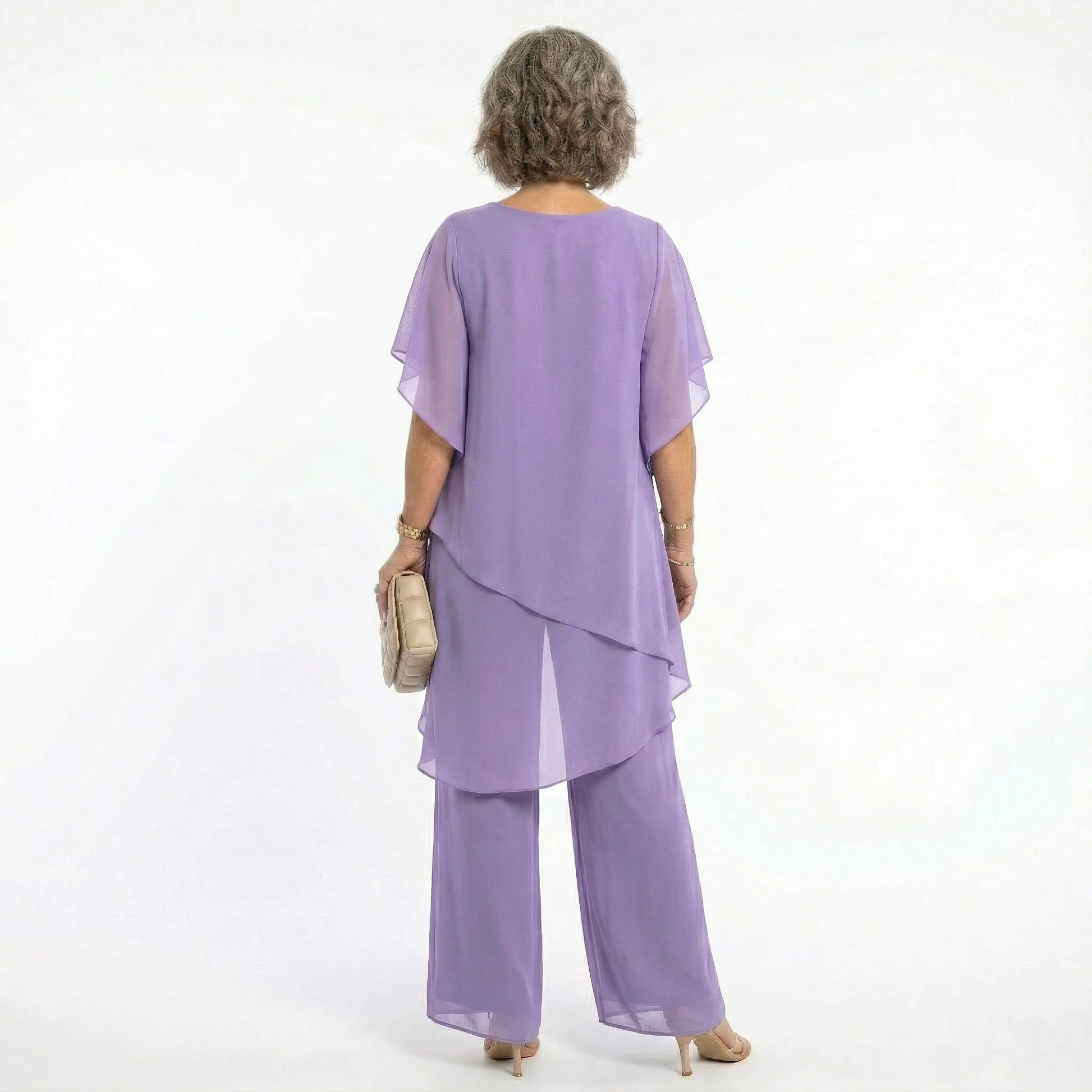 Flavia Sinetti™ Flattering Feminine Dress - fabric detail gallery view
