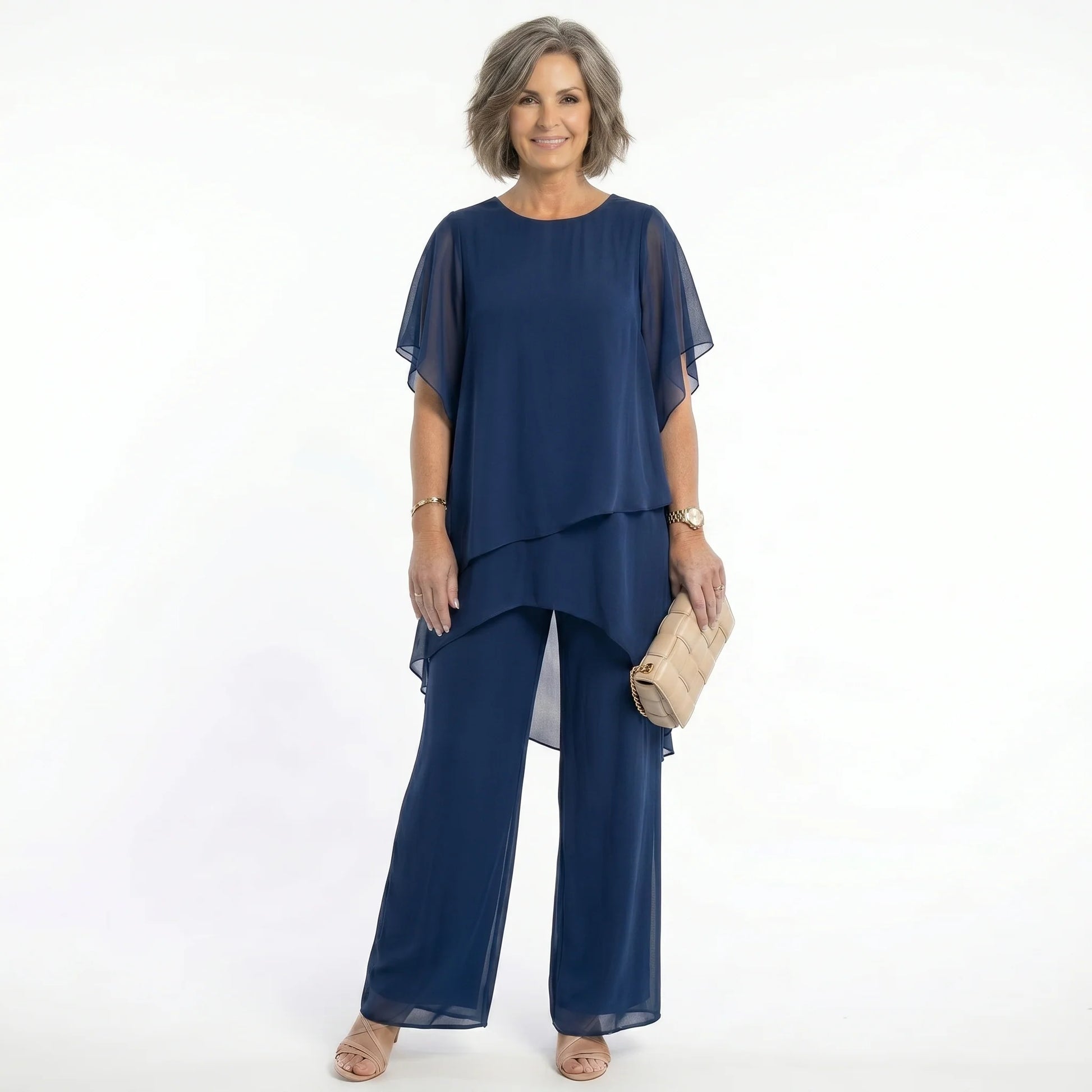Flavia Sinetti™ Flattering Feminine Dress - main hero product view